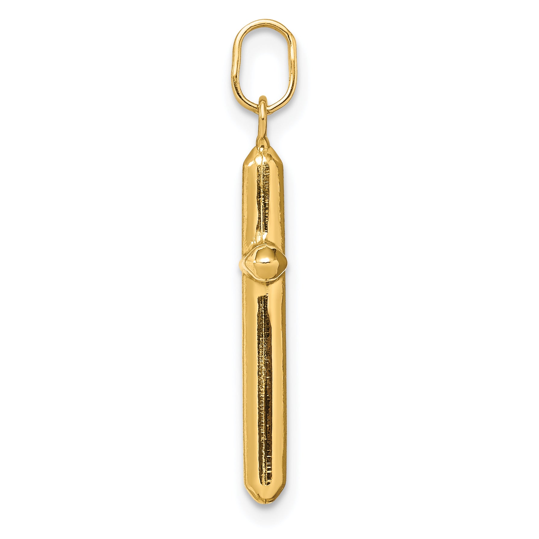 14k Polished Hollow Latin Cross Charm Secondary image