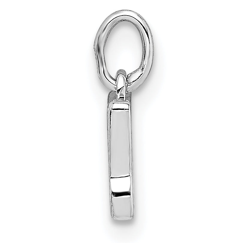 14k White Gold Cut-out Butterfly Pendant Secondary image
