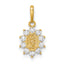 14K Our Lady of Guadalupe CZ Pendant