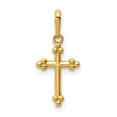 14K Cross Pendant