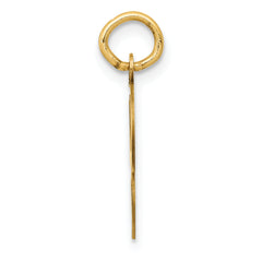 14K Yellow Gold Initial G Charm