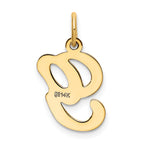 14K Yellow Gold Initial G Charm