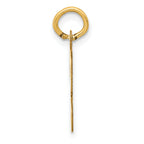 14K Yellow Gold Initial H Charm