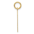 14K Yellow Gold Initial Y Charm