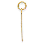 14K Monday the First Day Calendar Pendant