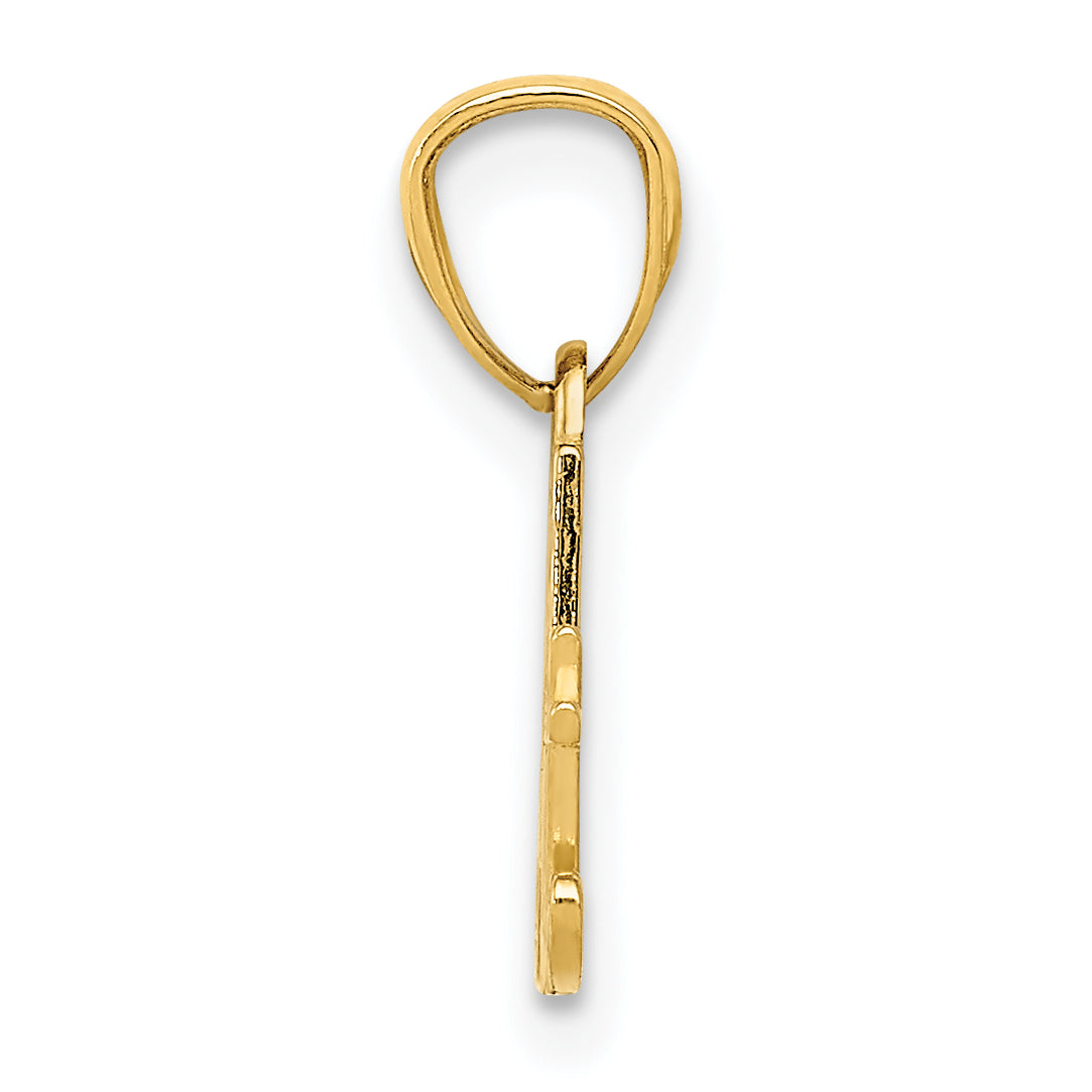 14K #1 AUNT Pendant Secondary image