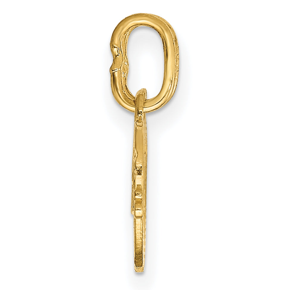 14K Double Heart BEST FRIENDS Break-apart Charm Secondary image