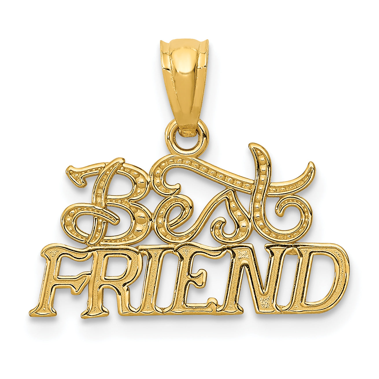 14k BEST FRIEND Pendant Main image
