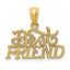 14k BEST FRIEND Pendant