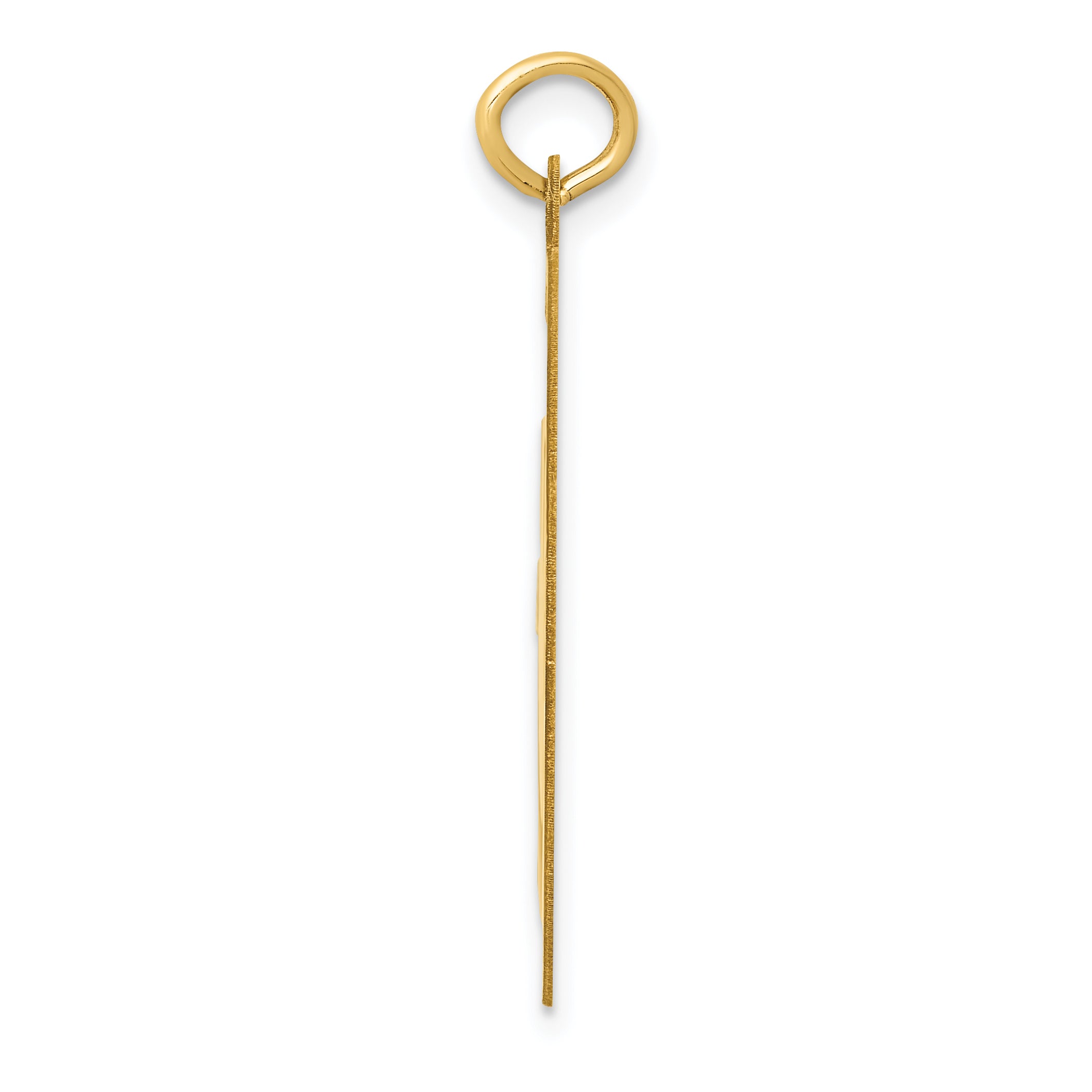 14K Smiley Face Charm Secondary image