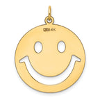 14K Smiley Face Charm