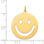 14K Smiley Face Charm