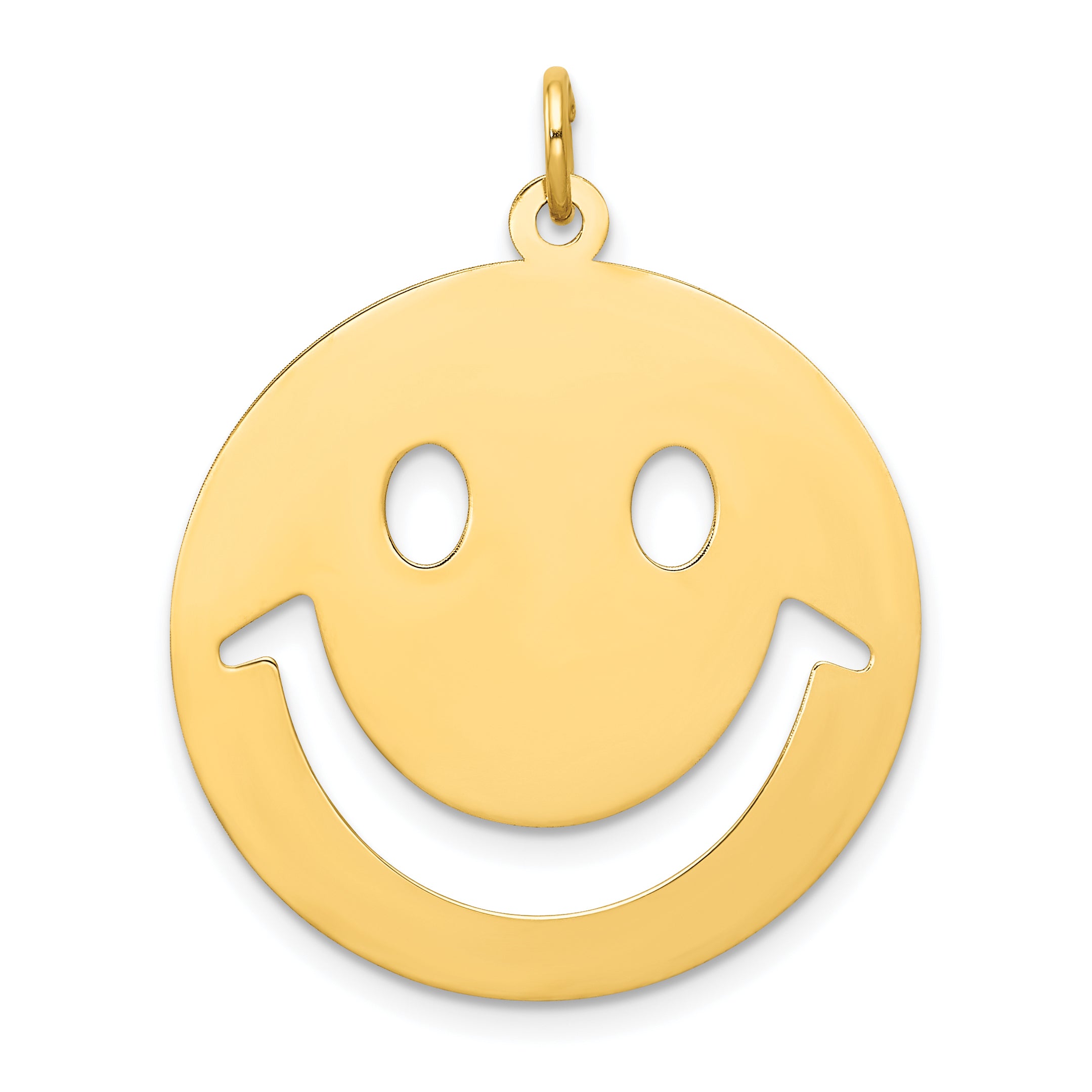 14k Smiley Face Charm Main image