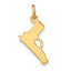 14k Pistol Charm
