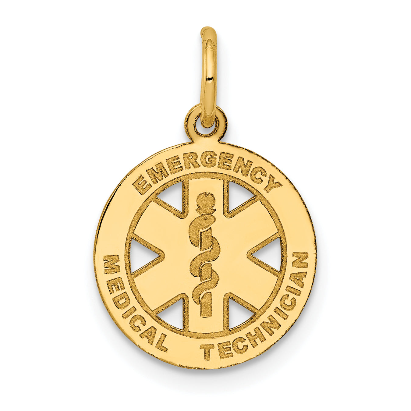 14k Small EMT Medical Charm Main image