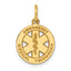 14k Small EMT Medical Charm