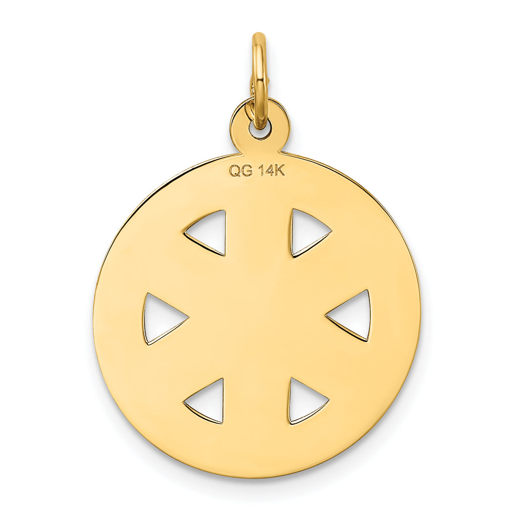 14K Medium PARAMEDIC Medical Pendant