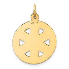 14K Medium PARAMEDIC Medical Pendant