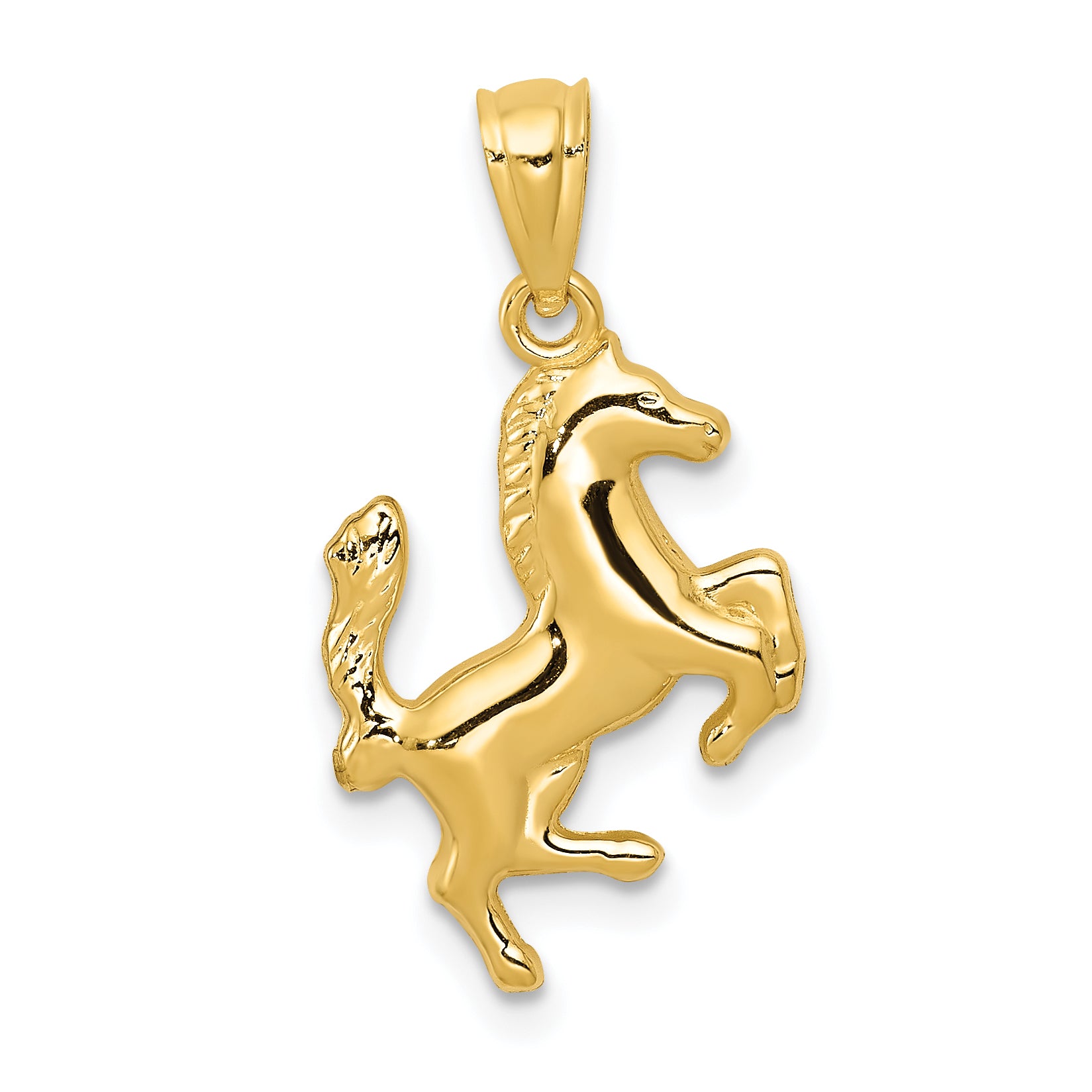 14k Trotting Horse Pendant Main image