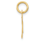 14K Small Fancy Script Initial G Charm