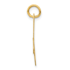 14K Medium Fancy Script Letter A Initial Charm