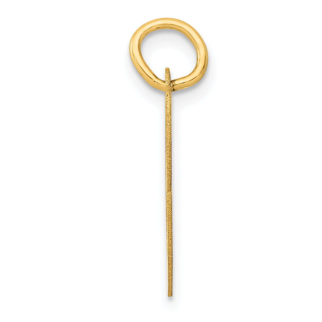 14K Medium Fancy Script Letter C Initial Charm