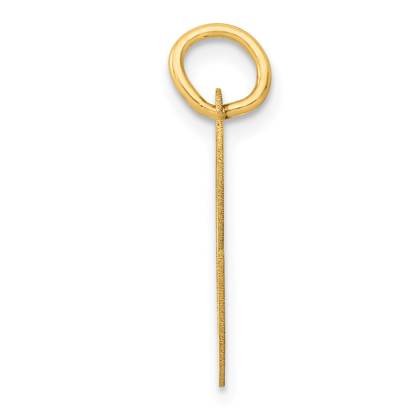 14K Medium Fancy Script Letter C Initial Charm