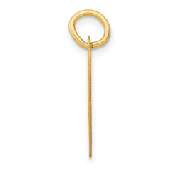 14K Medium Fancy Script Letter C Initial Charm