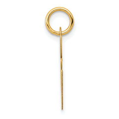 14K Medium Fancy Script Initial E Charm