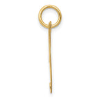 14K Medium Fancy Script Initial J Charm