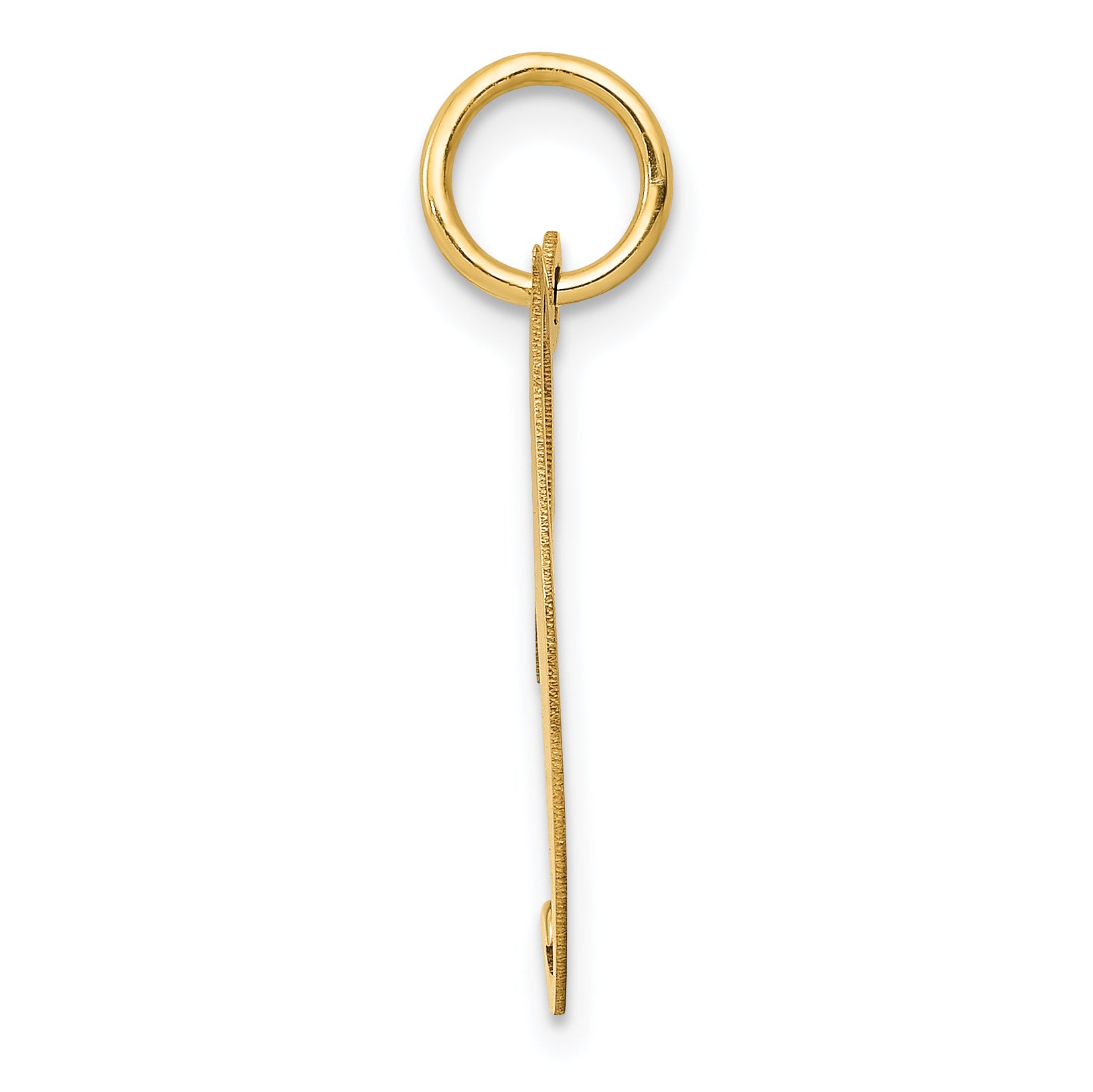 14K Medium Fancy Script Initial J Charm