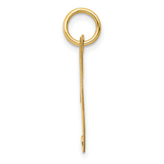 14K Medium Fancy Script Initial J Charm