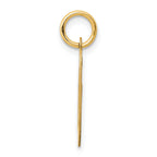 14K Medium Fancy Script Initial O Charm