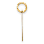 14K Medium Fancy Script Initial P Charm