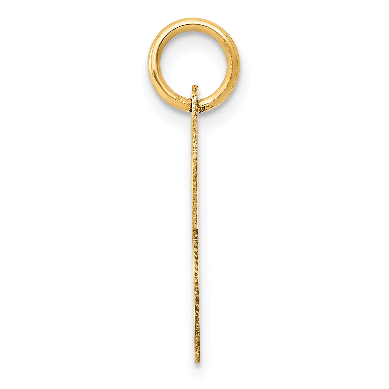 14K Medium Fancy Script Initial P Charm