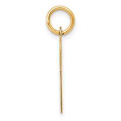 14K Medium Fancy Script Initial P Charm