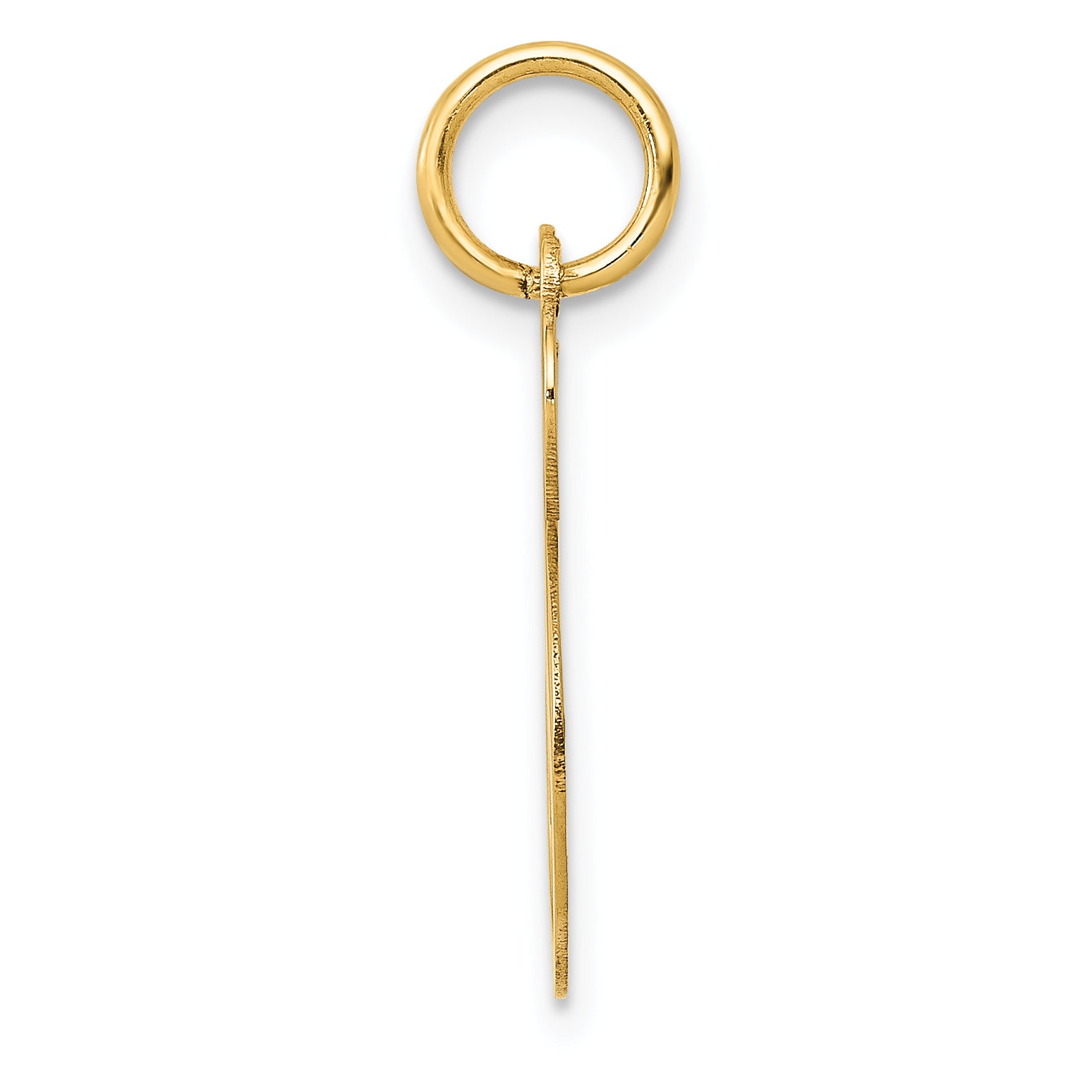 14K Medium Fancy Script Initial S Charm Secondary image