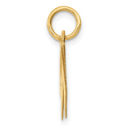 14K Medium Fancy Script Initial W Charm
