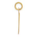 14K Large Fancy Script Letter D Initial Charm