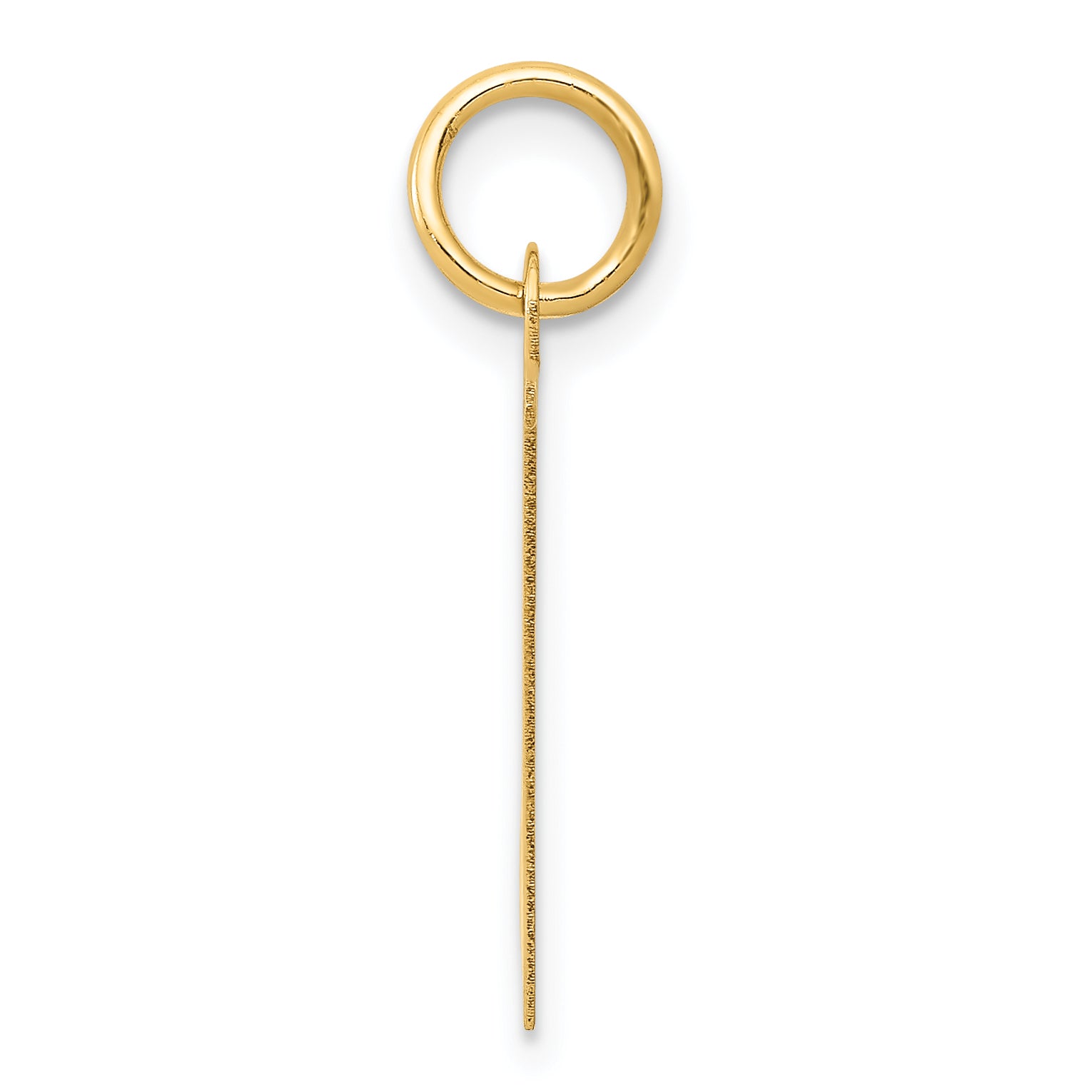 14K Large Fancy Script Initial H Charm Secondary image