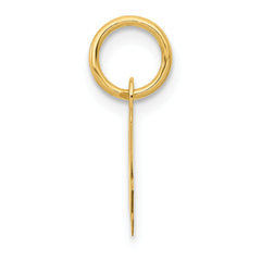 14K Small Script Letter A Initial Charm
