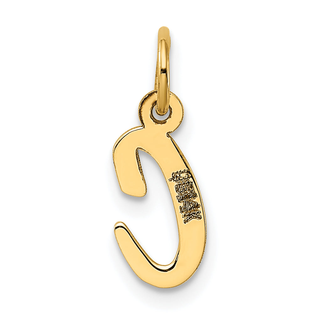14K Small Script Letter C Initial Charm