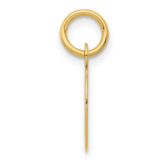 14K Small Script Letter D Initial Charm