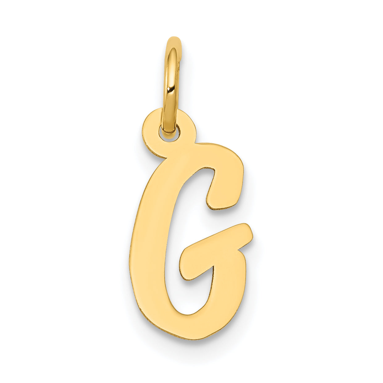 14k Small Script Letter G Initial Charm Main image