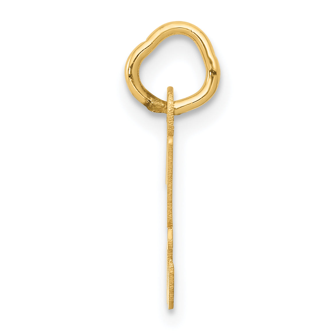 14K Small Script Initial H Charm Secondary image