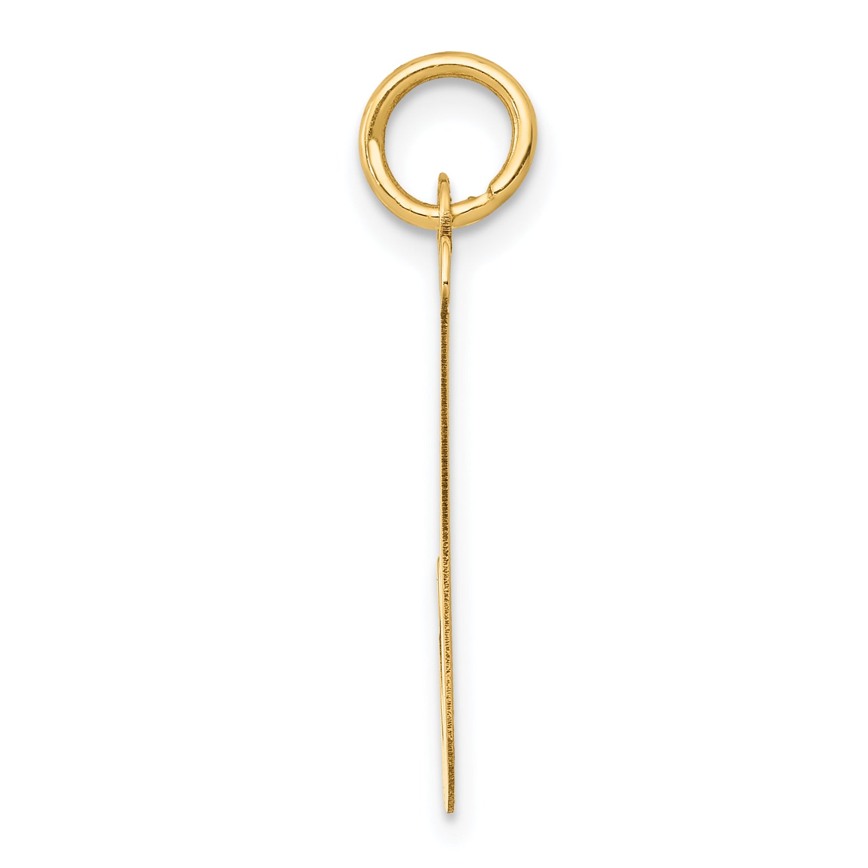 14K Small Script Initial J Charm Secondary image