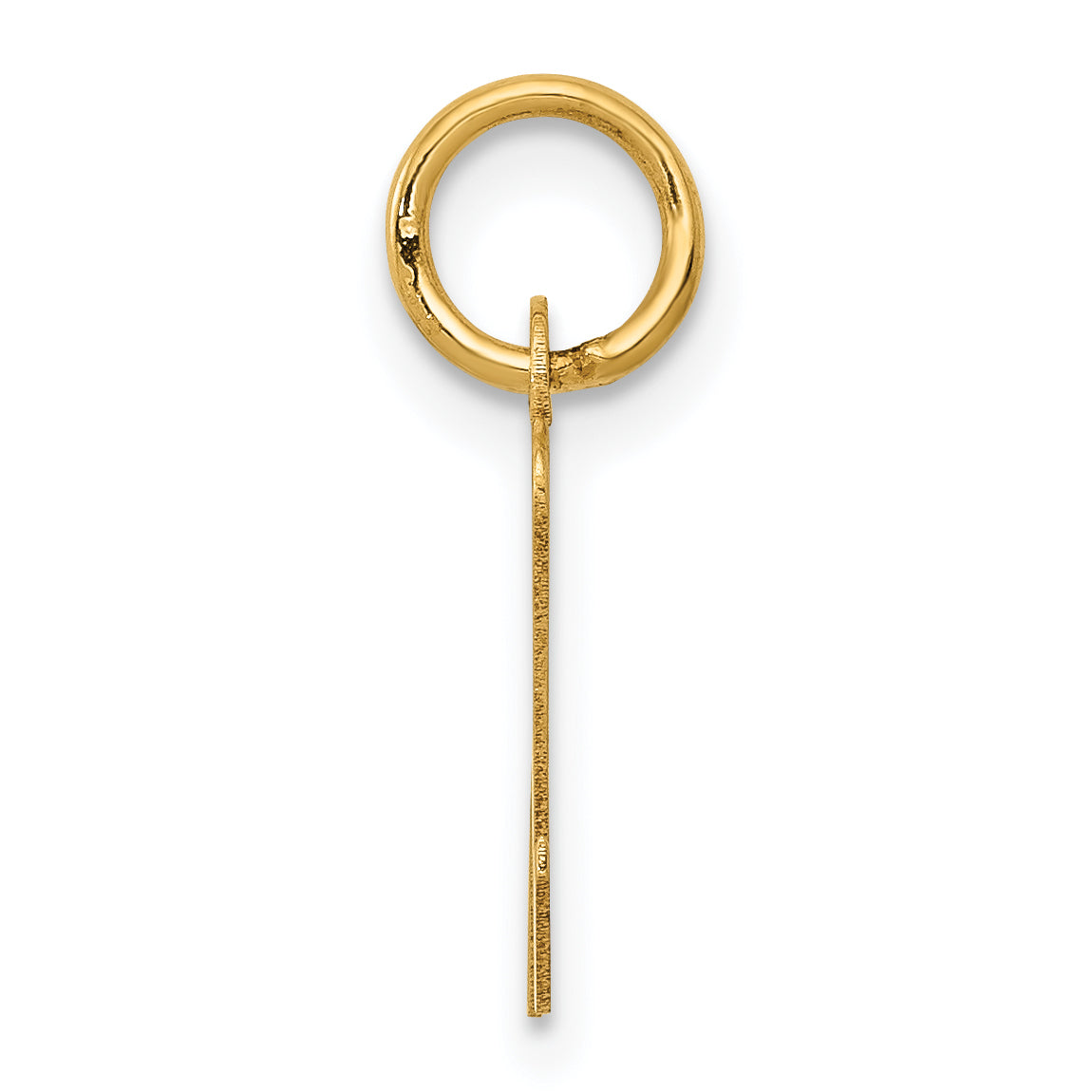14K Small Script Initial N Charm Secondary image