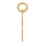 14K Medium Script Letter B Initial Charm