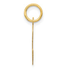 14K Medium Script Letter C Initial Charm
