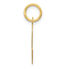 14K Medium Script Letter C Initial Charm